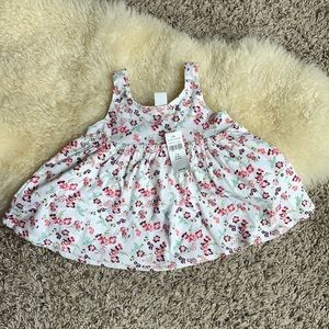 NWT Baby GAP floral tank top 3 years